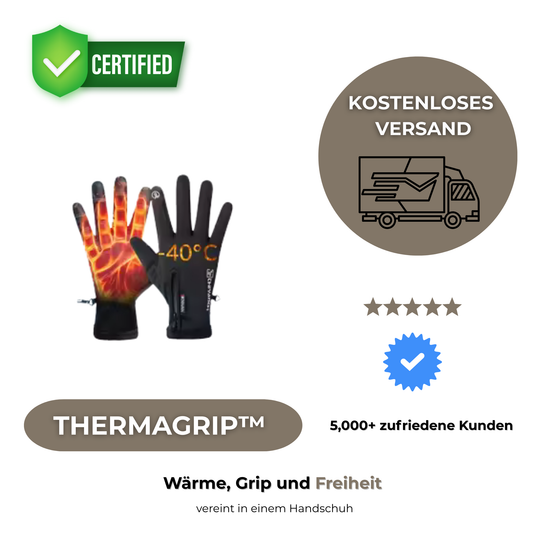ThermaGrip™ – Spendet Wärme, die selbst Eisstürme zum Schweigen bringt.