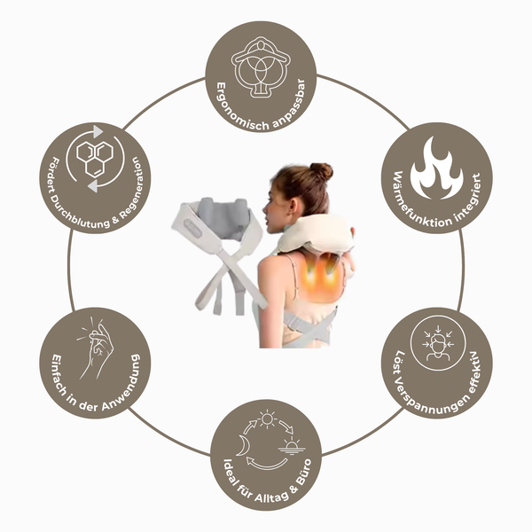 Kabelloses Nackenmassagegerät